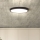 Plafoniera LED dimmerabile ESTELA LED/36W/230V diametro 30 cm nero + telecomando