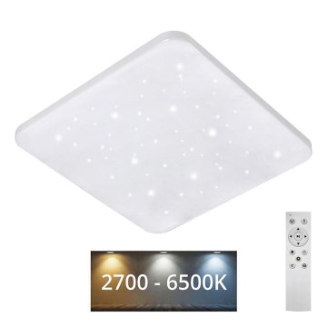 Plafoniera LED dimmerabile FLORA LED/36W/230V 2700-6500K 43x43 cm + telecomando