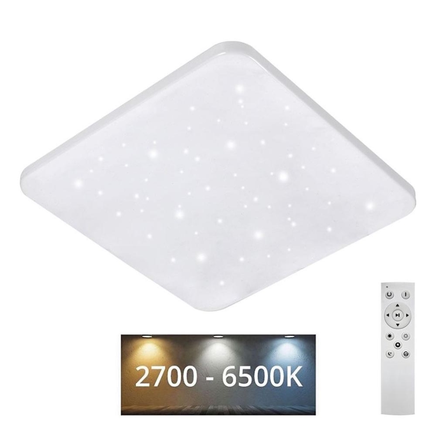 Plafoniera LED dimmerabile FLORA LED/36W/230V 2700-6500K 43x43 cm + telecomando