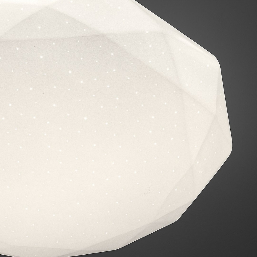 Plafoniera dimmerabile a LED HEX, 72 W, 230 V, 3000-6000 K, Ø 50 cm, bianco, con telecomando