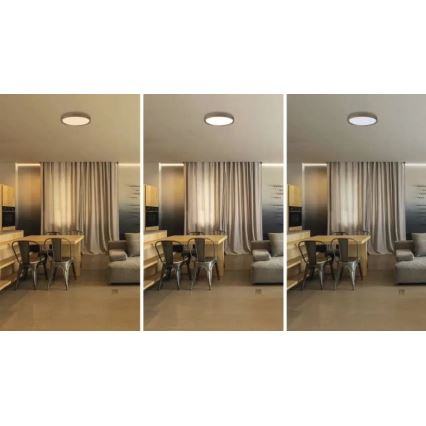 Plafoniera dimmerabile a LED ILVI LED/30W/230V 2700-6500K Ø 40 cm beige + telecomando