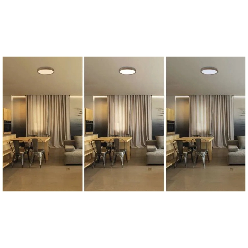 Plafoniera dimmerabile a LED ILVI LED/30W/230V 2700-6500K Ø 40 cm beige + telecomando