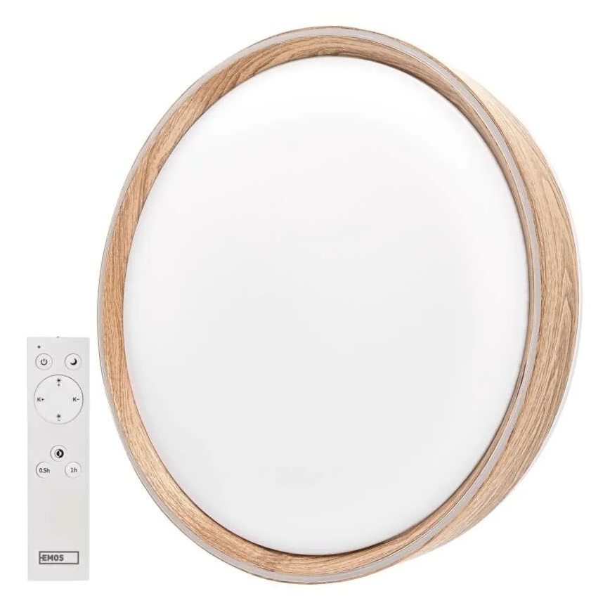 Plafoniera dimmerabile a LED ILVI LED/30W/230V 2700-6500K Ø 40 cm beige + telecomando