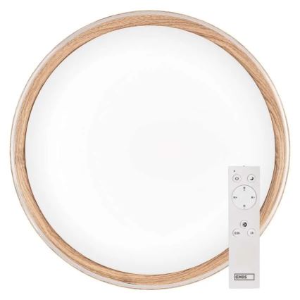 Plafoniera dimmerabile a LED ILVI LED/30W/230V 2700-6500K Ø 40 cm beige + telecomando