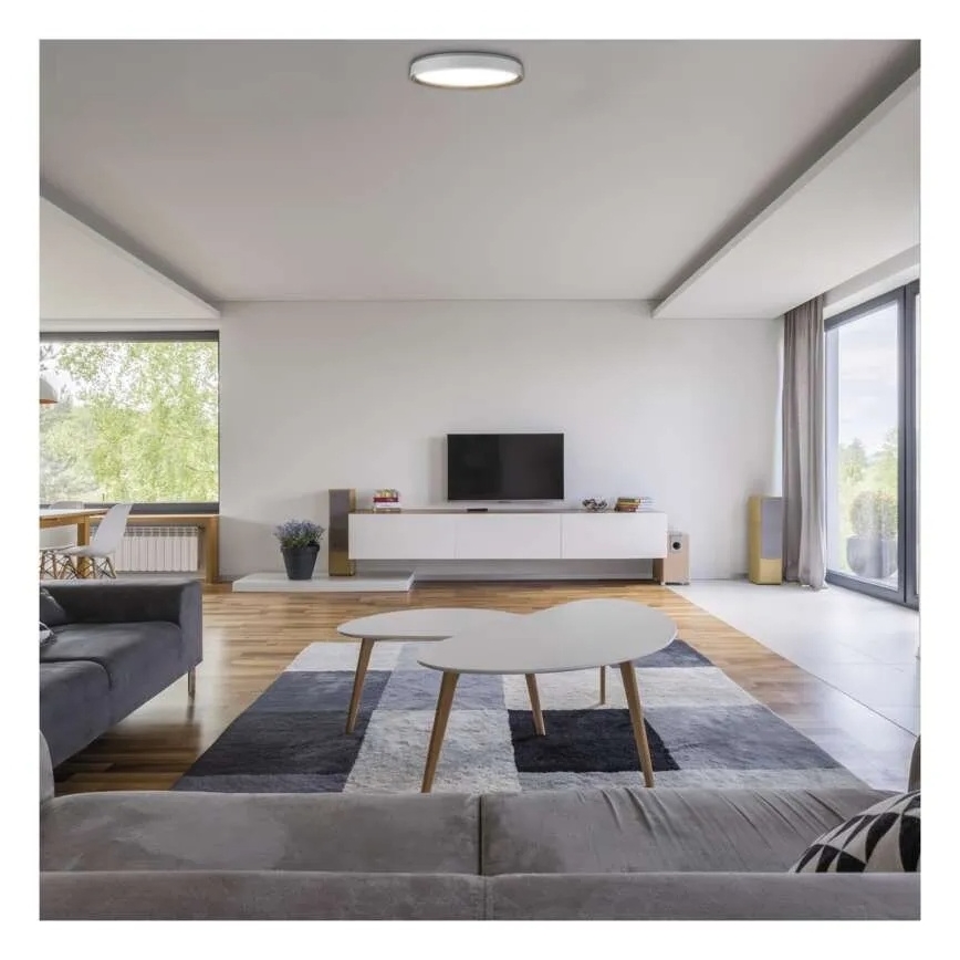 Lampada da soffitto LED dimmerabile ILVI LED/30W/230V 2700-6500K Ø 40 cm bianco/beige + telecomando