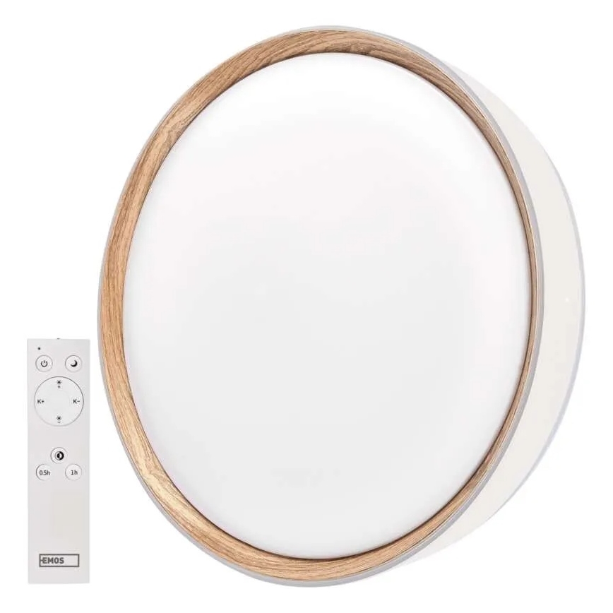 Lampada da soffitto LED dimmerabile ILVI LED/30W/230V 2700-6500K Ø 40 cm bianco/beige + telecomando