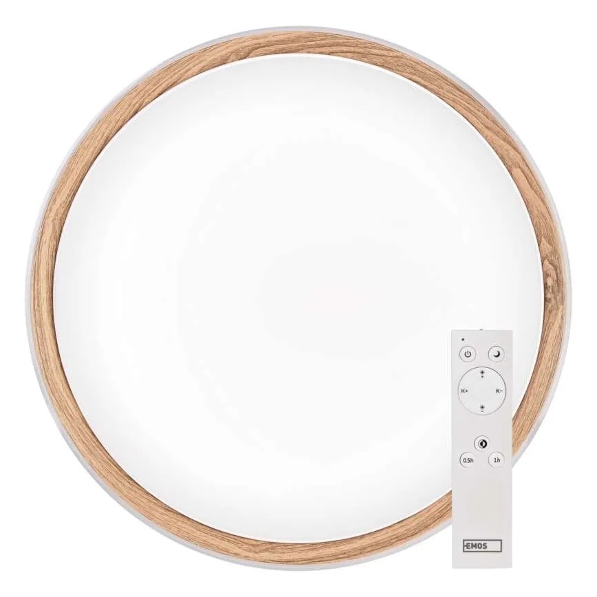 Lampada da soffitto LED dimmerabile ILVI LED/30W/230V 2700-6500K Ø 40 cm bianco/beige + telecomando