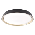Plafoniera LED dimmerabile ILVI LED/30W/230V 2700-6500K Ø 40 cm nero/ottone + telecomando