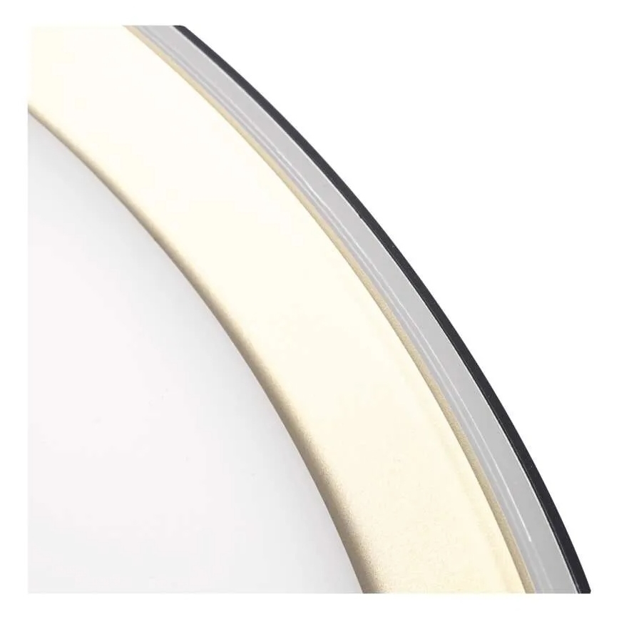 Plafoniera LED dimmerabile ILVI LED/30W/230V 2700-6500K Ø 40 cm nero/ottone + telecomando