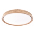 Plafoniera LED dimmerabile ILVI LED/45W/230V 2700-6500K Ø 50 cm beige + telecomando