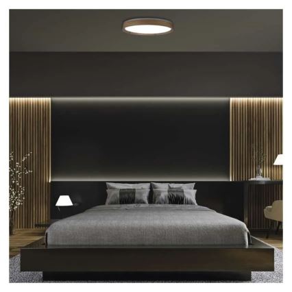 Plafoniera LED dimmerabile ILVI LED/45W/230V 2700-6500K Ø 50 cm beige + telecomando