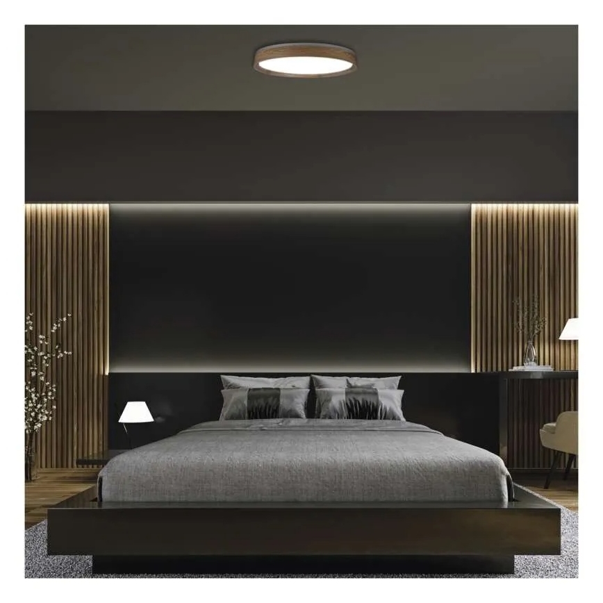 Plafoniera LED dimmerabile ILVI LED/45W/230V 2700-6500K Ø 50 cm beige + telecomando