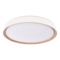 Plafoniera LED dimmerabile ILVI LED/45W/230V 2700-6500K Ø 50 cm bianco/beige + con telecomando