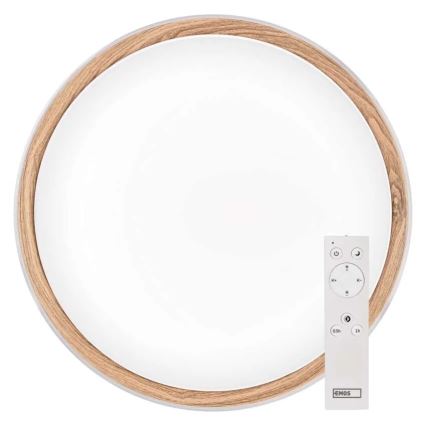 Plafoniera LED dimmerabile ILVI LED/45W/230V 2700-6500K Ø 50 cm bianco/beige + con telecomando