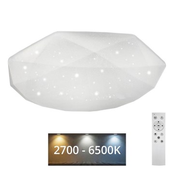Plafoniera LED dimmerabile INDUS LED/60W/230V 2700-6500K diametro 58 cm + telecomando