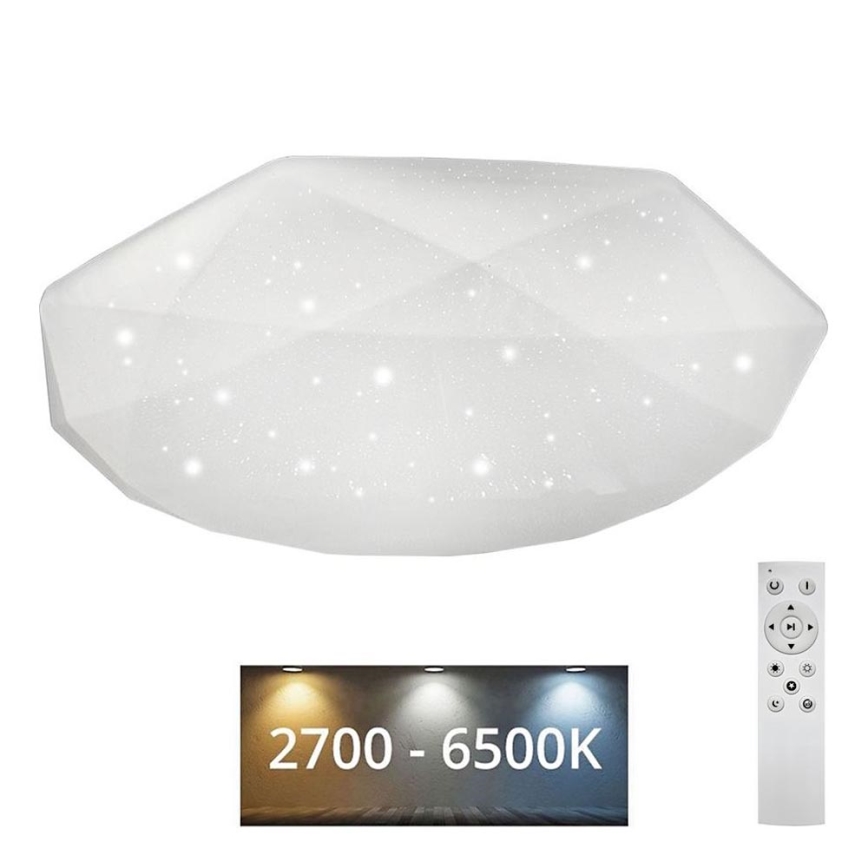 Plafoniera LED dimmerabile INDUS LED/60W/230V 2700-6500K diametro 58 cm + telecomando