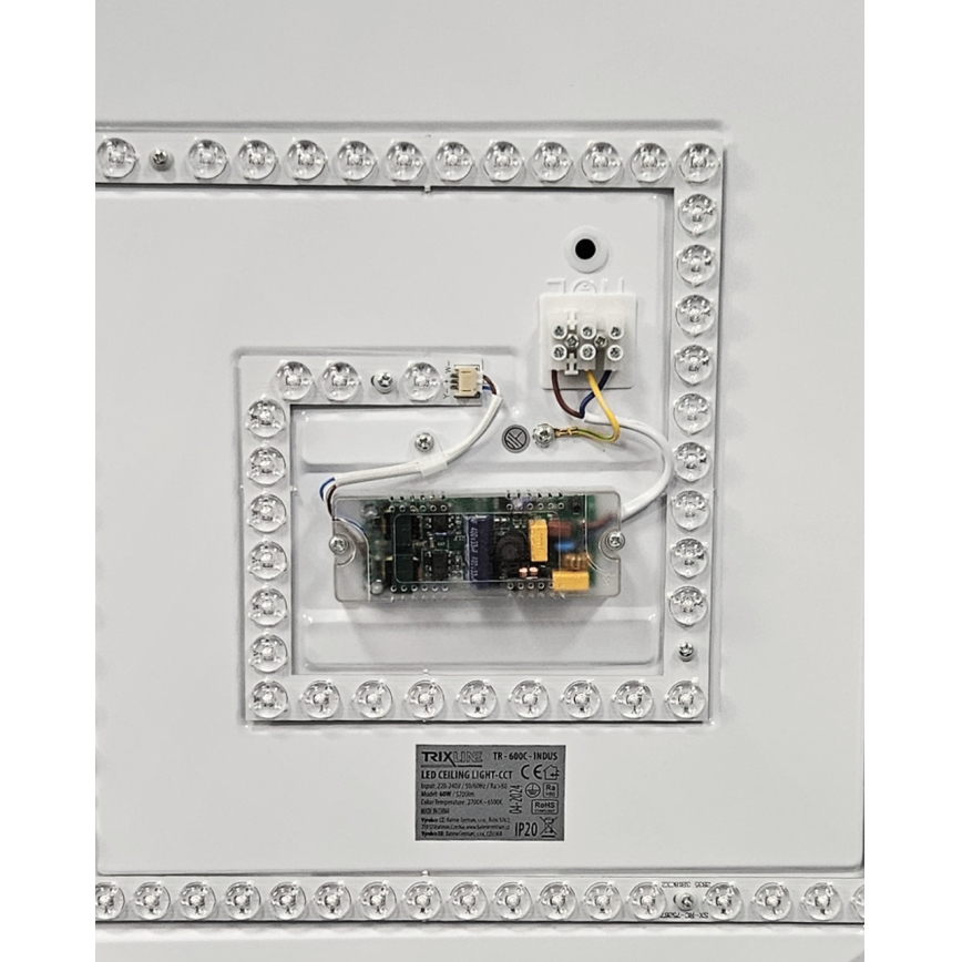 Plafoniera LED dimmerabile INDUS LED/60W/230V 2700-6500K diametro 58 cm + telecomando
