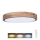 Plafoniera LED dimmerabile IRON OAK 48W/230V 3000-6500K rovere Ø 40 cm + telecomando incluso