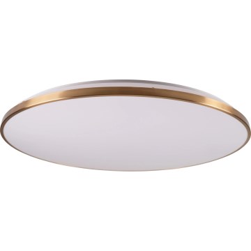 Plafoniera LED dimmerabile KERN LED/100W/230V 3000/4000/6000K Ø 100 cm oro + telecomando