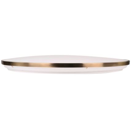 Plafoniera LED dimmerabile KERN LED/80W/230V 3000/4000/6000K Ø 80 cm dorata + telecomando