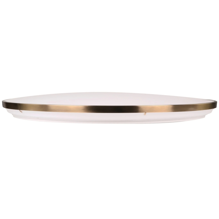 Plafoniera LED dimmerabile KERN LED/80W/230V 3000/4000/6000K Ø 80 cm dorata + telecomando