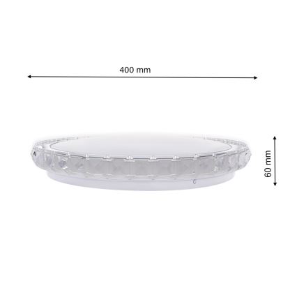 Plafoniera LED dimmerabile LAYLA LED/26W/230V + telecomando