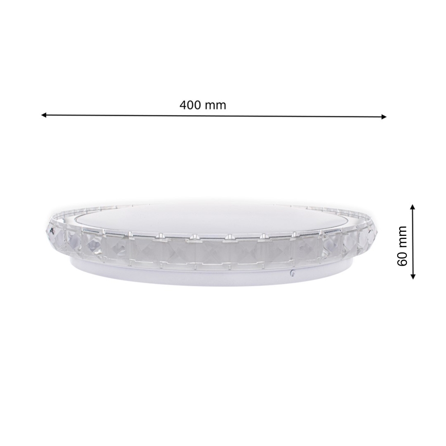 Plafoniera LED dimmerabile LAYLA LED/26W/230V + telecomando