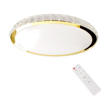 Plafoniera LED dimmerabile LAYLA LED/33W/230V 3000/4000/6000K oro + telecomando