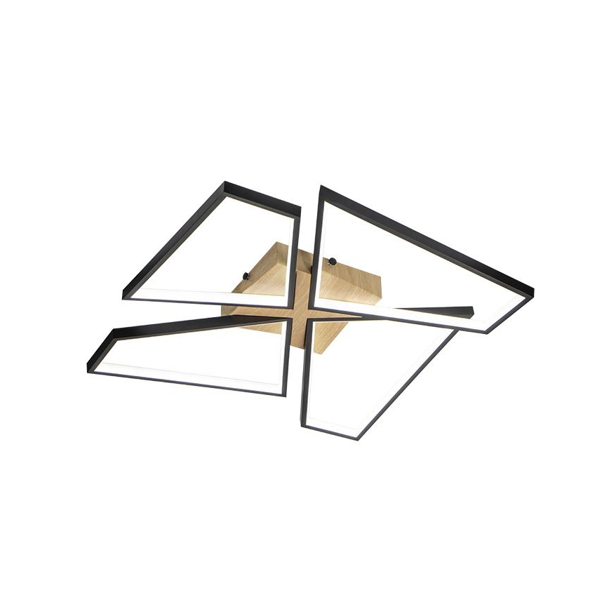 Plafoniera LED dimmerabile LED/115W/230V 3000-6500K marrone/nero + telecomando