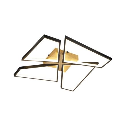 Plafoniera LED dimmerabile LED/115W/230V 3000-6500K marrone/nero + telecomando