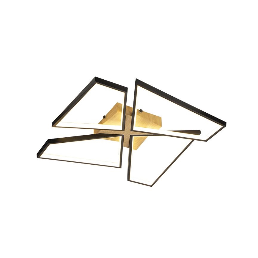 Plafoniera LED dimmerabile LED/115W/230V 3000-6500K marrone/nero + telecomando