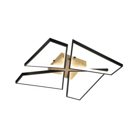 Plafoniera LED dimmerabile LED/115W/230V 3000-6500K marrone/nero + telecomando