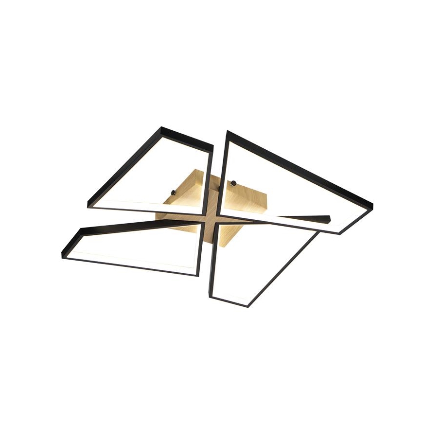Plafoniera LED dimmerabile LED/115W/230V 3000-6500K marrone/nero + telecomando