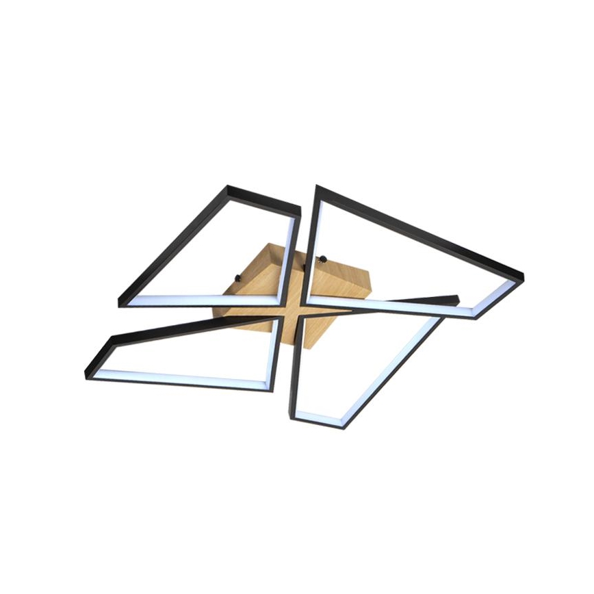 Plafoniera LED dimmerabile LED/115W/230V 3000-6500K marrone/nero + telecomando