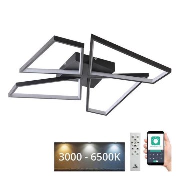 Plafoniera LED dimmerabile LED/115W/230V 3000-6500K nero + telecomando