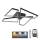 Plafoniera LED dimmerabile LED/115W/230V 3000-6500K nero + telecomando