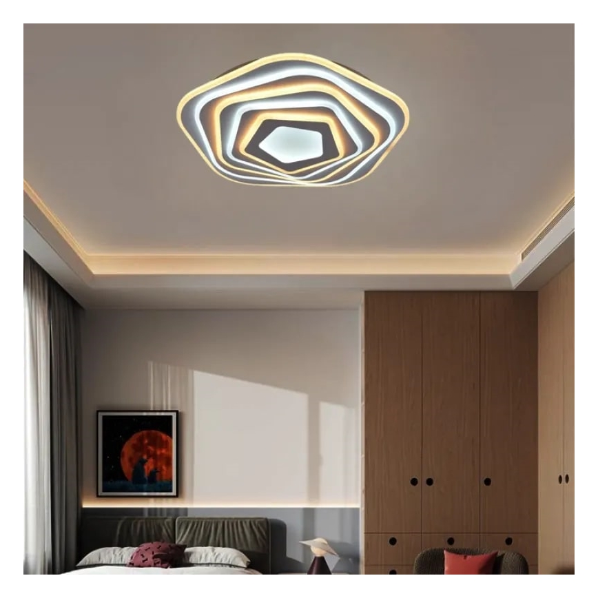 Plafoniera LED Dimmerabile LED/125W/230V 3000-6500K + telecomando