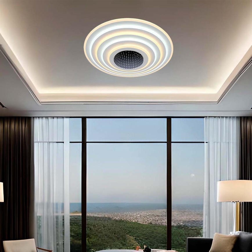 Plafoniera LED dimmerabile LED/125W/230V 3000-6500K + telecomando