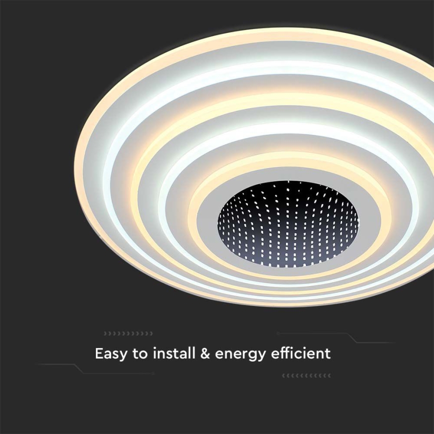 Plafoniera LED dimmerabile LED/125W/230V 3000-6500K + telecomando