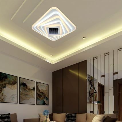 Plafoniera LED dimmerabile LED/150W/230V 3000-6500K 51x51 cm + telecomando