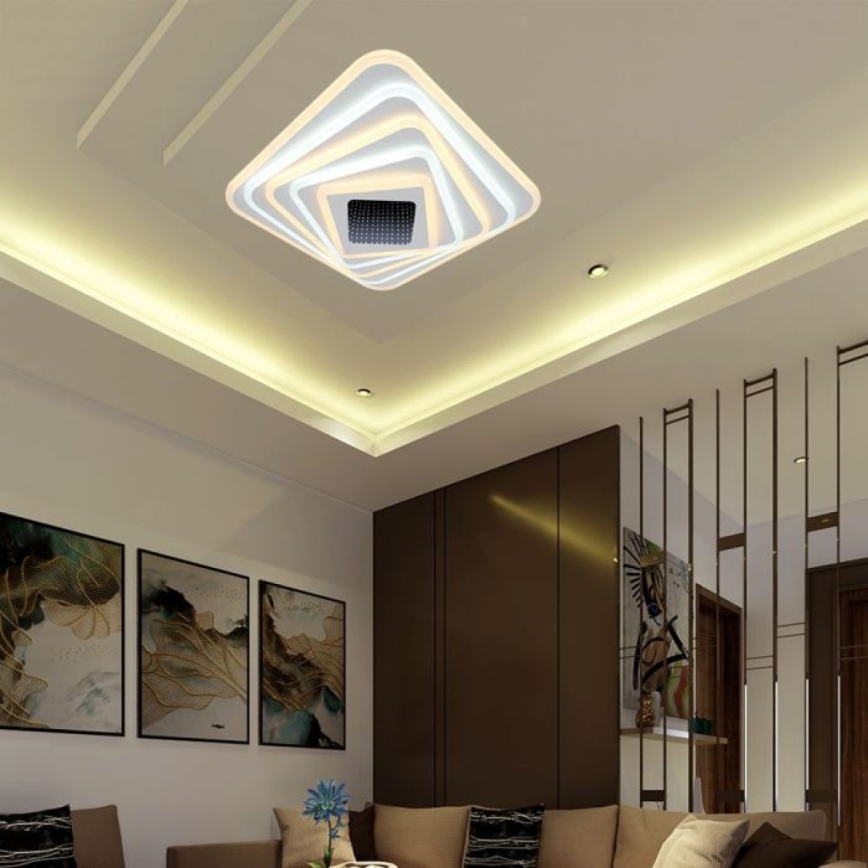 Plafoniera LED dimmerabile LED/150W/230V 3000-6500K 51x51 cm + telecomando