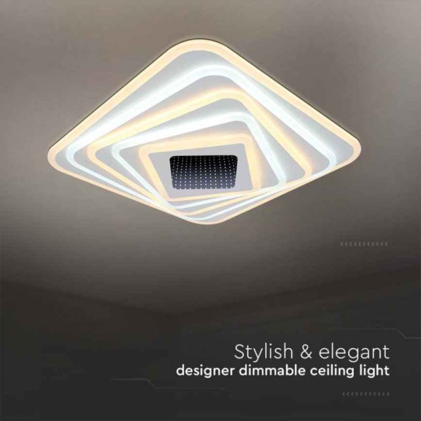 Plafoniera LED dimmerabile LED/150W/230V 3000-6500K 51x51 cm + telecomando