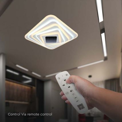 Plafoniera LED dimmerabile LED/150W/230V 3000-6500K 51x51 cm + telecomando