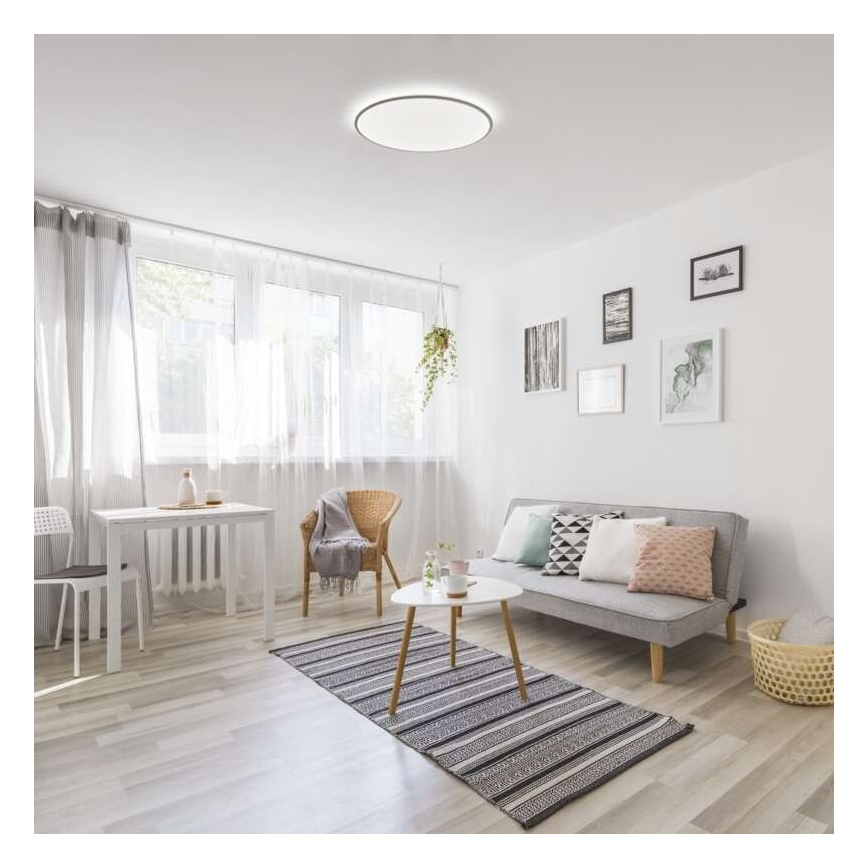 Plafoniera LED Dimmerabile LED/24W/230V + telecomando rotondo 2700K-6500K