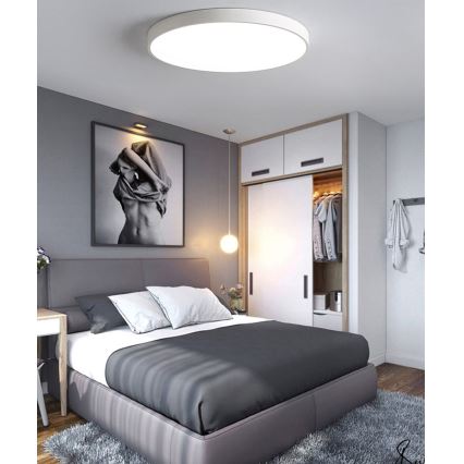 Plafoniera LED dimmerabile LED/30W/230V 3000-6500K diametro 30 cm bianco + telecomando