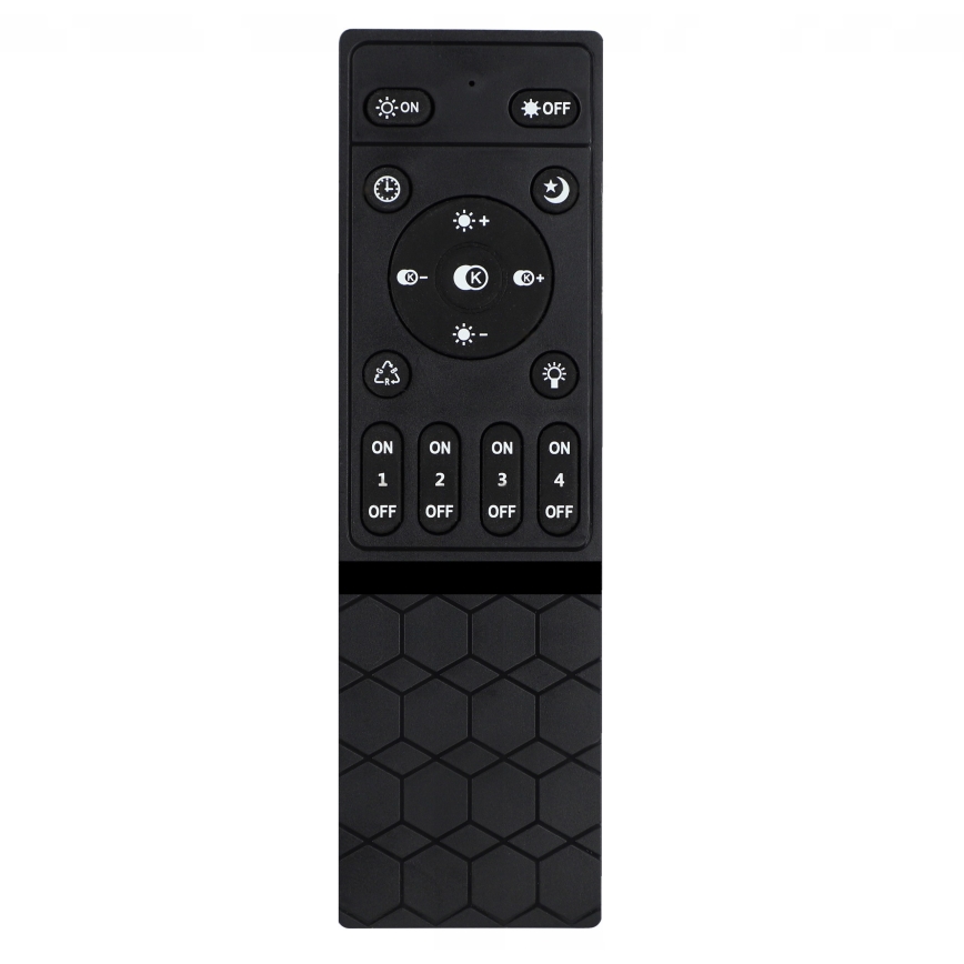 Plafoniera dimmerabile LED 30W/230V 3000-6500K nera Wi-Fi Tuya + telecomando