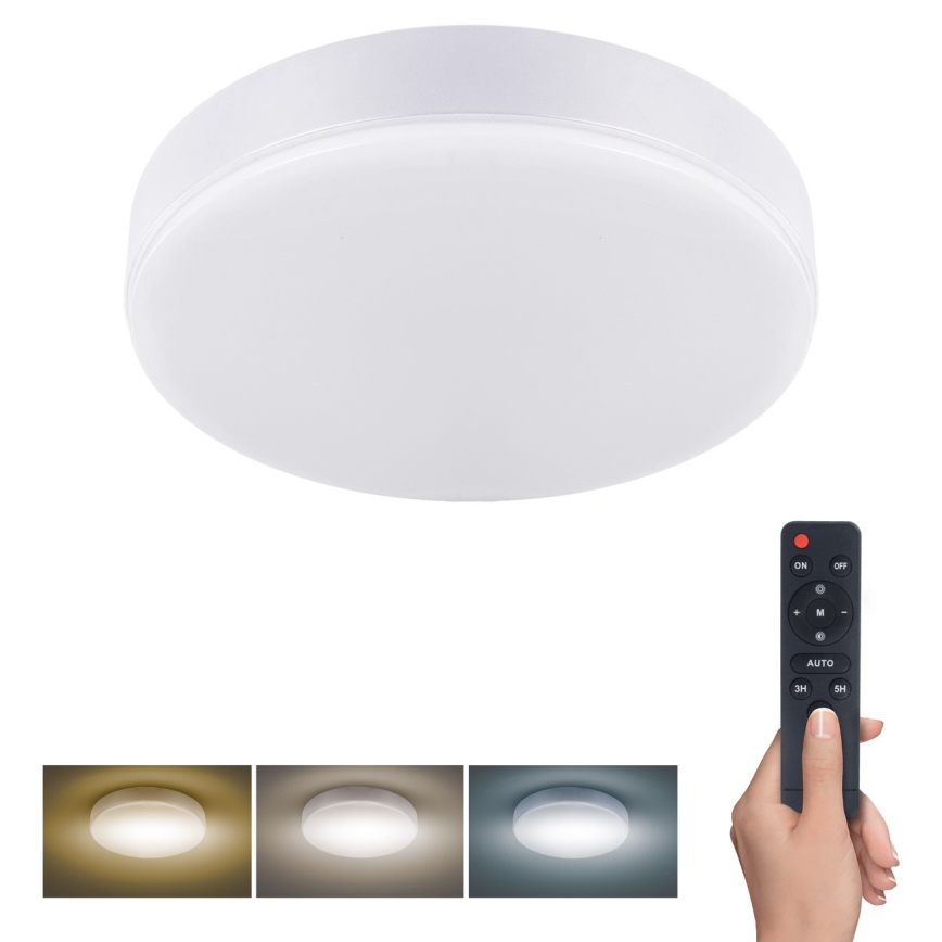 Plafoniera LED Dimmerabile Con Telecomando - 30cm, 3200LM, Timer E Luce Notturna - Foto 13
