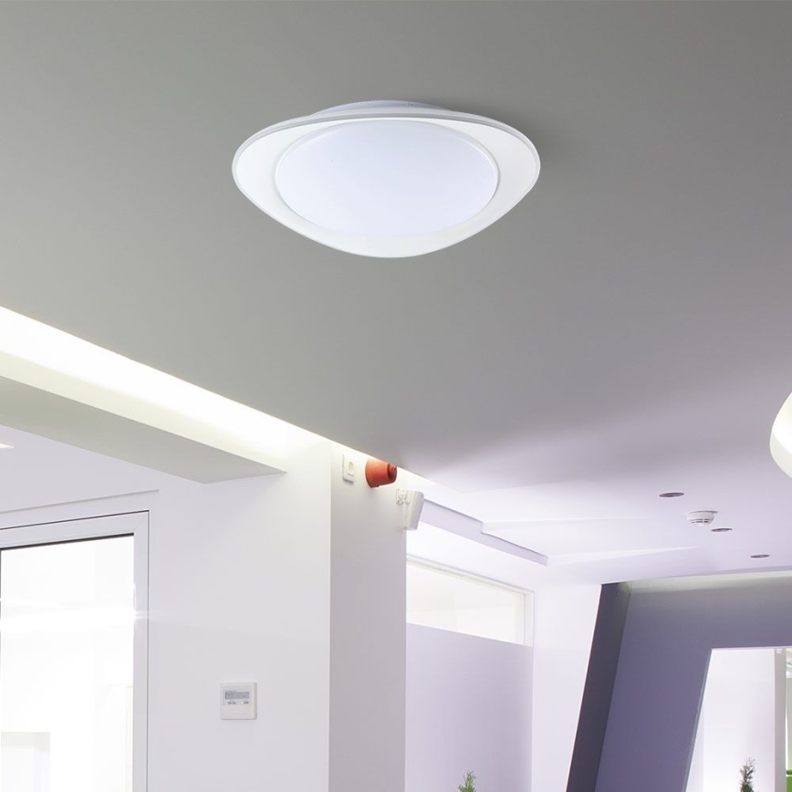 Plafoniera LED dimmerabile LED/40W/230V 3000-6500K 45 cm bianco + telecomando