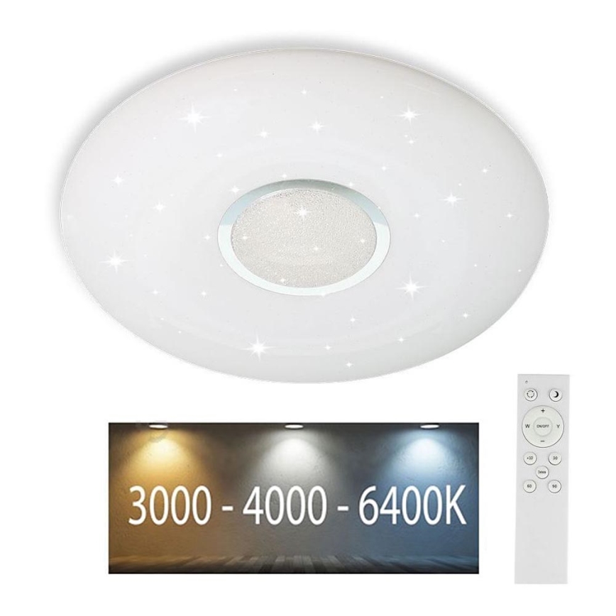 Plafoniera LED dimmerabile LED/40W/230V 3000K/4000K/6500K diametro 49 cm + telecomando