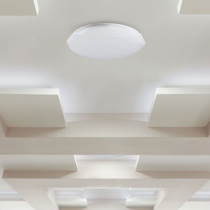 Plafoniera LED dimmerabile LED/40W/230V 3000K/4000K/6500K diametro 38,8 cm + telecomando